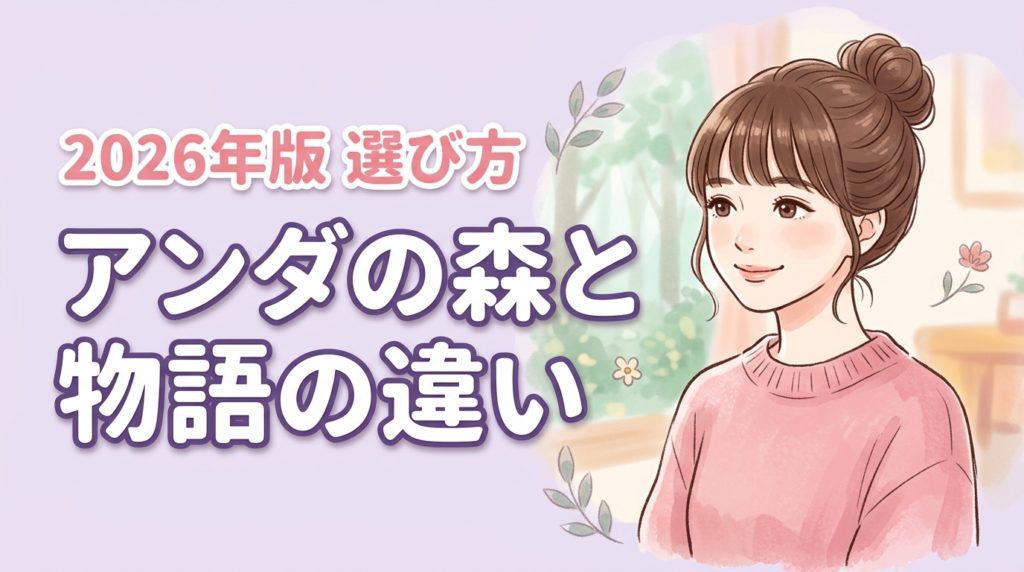 アンダものがたりとアンダの森で迷ったら？家族構成や目的で選ぶ最適な判断基準